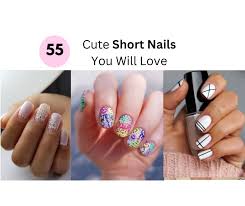 55 stunning cute short nail designs you