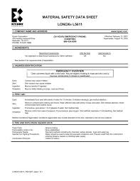 material safety data sheet lonoxÂ l5611