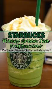 honey green tea frappuccino starbucks