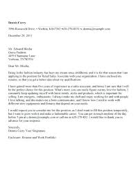Cover Letter Template For Retail Sales Sales Associate Cover