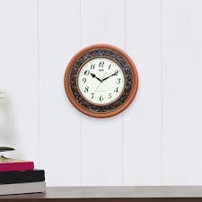 Vintage Series Wall Clock 6057 Teak