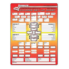 Longacre 52 22528 Chassis Set Up Tire Chart 1 Pad 50 Sheets