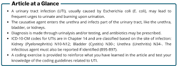 urinary tract infections in icd 10
