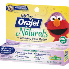 Baby Orajel Naturals Nighttime Teething Pain Relief Gel