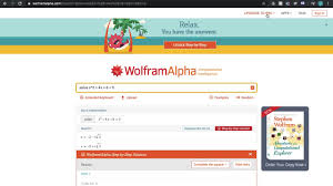wolfram alpha tools for