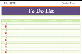 Weekly Task List Template Excel Schedule Microsoft Office To