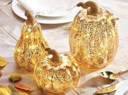 These Mercury Glass Pumpkins Are