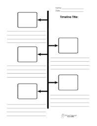 Blank Timeline Printables Squarehead Teachers