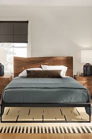 Chilton Bed In Walnut Modern Bedroom