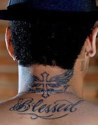 Get instant access to the largest online tattoo. Neymar Showing His Tattoos On The Back Of His Neck Back Of Neck Tattoo Neck Tattoo For Guys Neck Tattoo