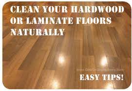 clean your hardwood or laminate floors