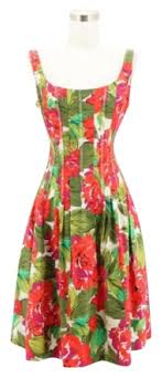 Jones New York Red Green A87 Designer Skater Sleeveless Short Formal Dress Size 8 M 88 Off Retail