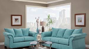 turquoise microfiber modern style sofa