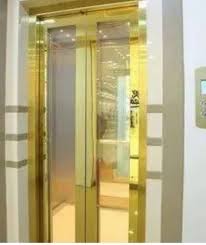 Ss Golden Cabin With Ss Gold Glass Door