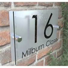 House Number Sign Eye Candy Decor