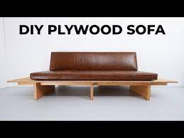 Diy Sofa Made Out Of Bamboo Plywood