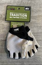 Vintage REI Co-Op Open Knit Padded Leather Fingerless Cycling Gloves Size  Medium | eBay