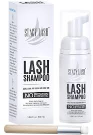 Pour in the baby shampoo and the baking soda into your bottle first, then add distilled water. Amazon Com Eyelash Extension Shampoo Stacy Lash Brush 1 69 Fl Oz 50ml Eyelid Foaming Cleanser Wash For Extensions And Natural Lashes Paraben Sulfate Free Safe Makeup