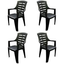 Outdoor Chairs Arms Black On Onbuy