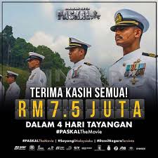 Lieutenant commander arman anwar is a tentera laut diraja malaysia (tldm) special force paskal operative; Showbiz After 4 Day Screening Paskal Bags Rm7 5mil