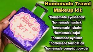 diy homemade travel makeup kit you