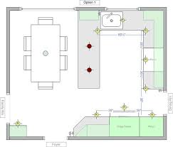 recessed lighting layout for my kitchen