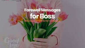 best farewell messages to boss to wish
