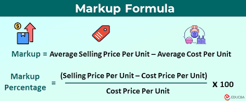 markup formula markup percene