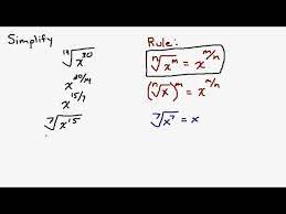 Radical Expression With Fractions