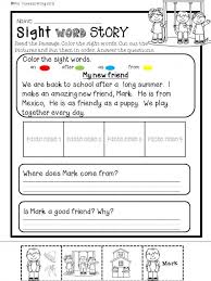 For ideas on how to combat summer learning loss read more. Complete The Summer Story Common Sight Words Worksheets 99worksheets