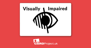 visually impaired id cards custom