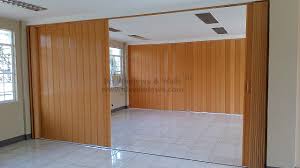 Pvc Folding Door As A Partition For