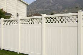 We also supply wood fence in any style, and chain link in quantities for your specific project. Quality Vinyl Fence With Lattice Top Diy Vinyl Products