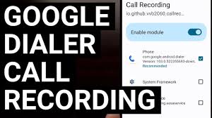 google dialer enable call recording