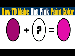 How To Make Hot Pink Paint Color What