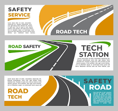 safety roads industry banners highway