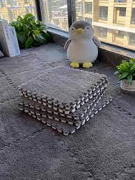 10pcs plush jigsaw foam floor mat