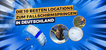 Wo kann man am besten Fallschirmspringen in Deutschland?