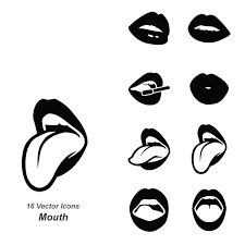 mouth vector icons masterbundles