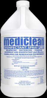 clean disinfectant spray plus the