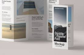 This Is A Four Panels Double Parallel Fold Psd Brochure