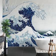 The Great Wave Wall Mural Wave Ocean