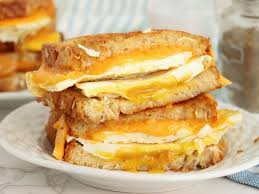 grilled cheese and egg sandwich