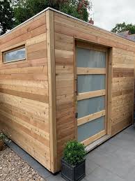 modern shed cedar 3m x 2 5m modern