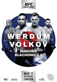.pst check ufc fight night 185 local time and date location: Ufc Fight Night 127 Werdum Vs Volkov Mma Event Tapology