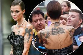 On her left wrist she has a mask tattoo that probably refers to the entertainment industry she belongs to. Fans Fear For Ruby Rose After She Steps Out Looking Worryingly Thin At Film Premiere Mirror Online