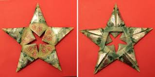 They are also easy and simple. Modular Money Origami Star From 5 Bills How To Fold Step By Step