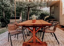 Diy Outdoor Farmhouse Table This