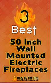 50 inch wall mount electric fireplaces