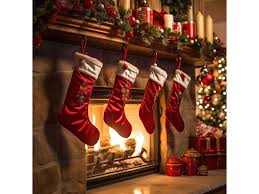 Stockings With Fireplace